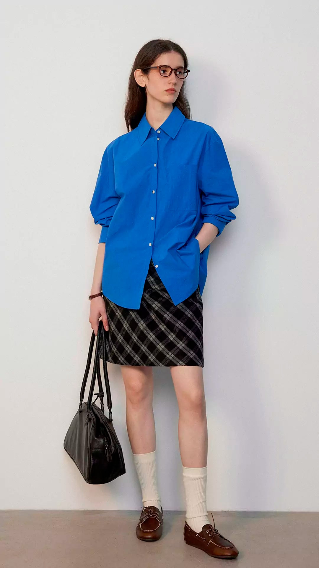 Klein Blue Leisure Blouse