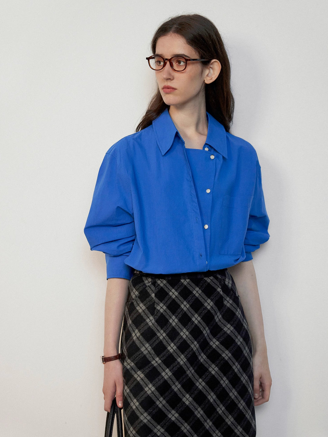 Klein Blue Leisure Blouse