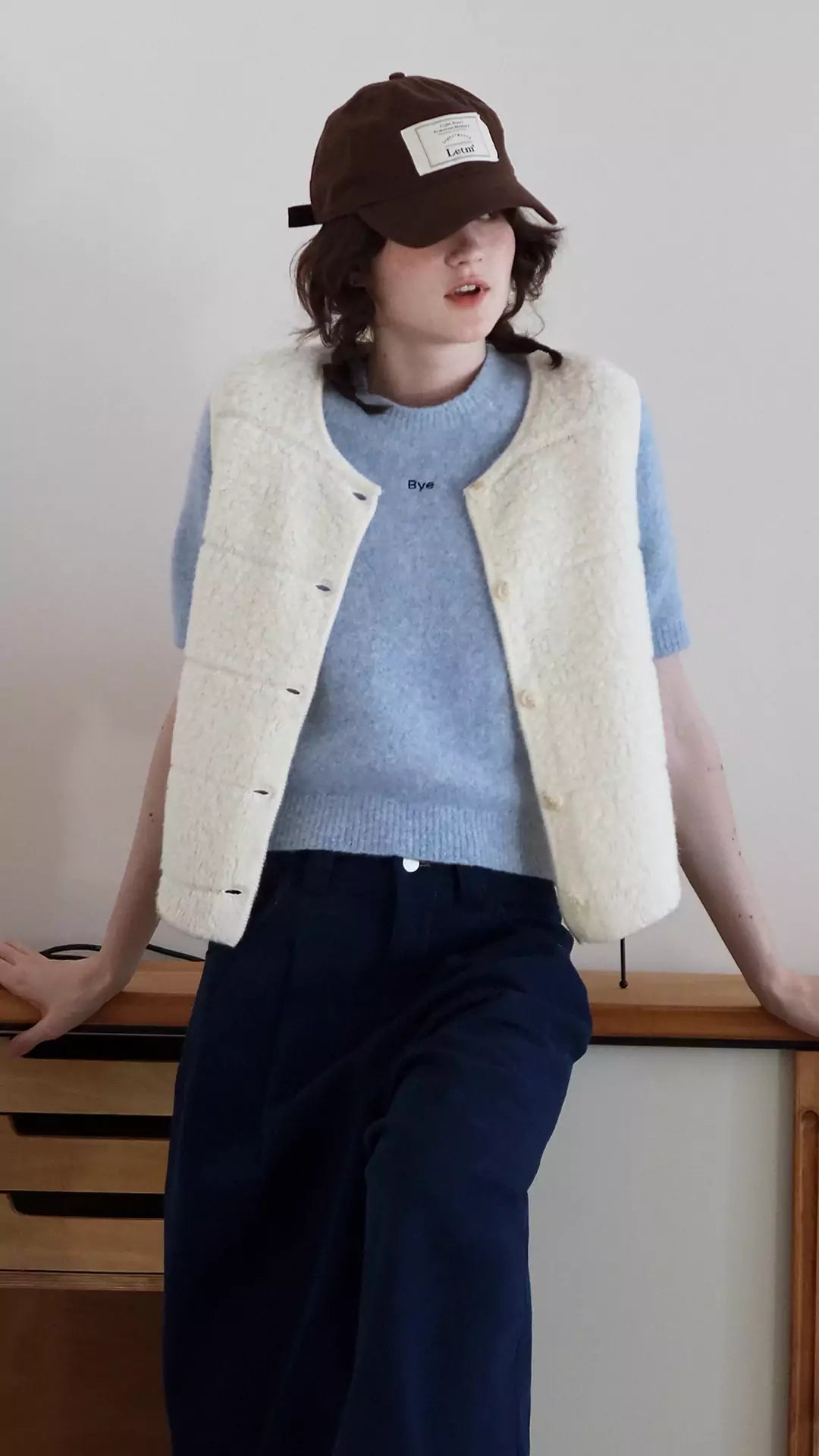 Merino Wool Knitted Vest