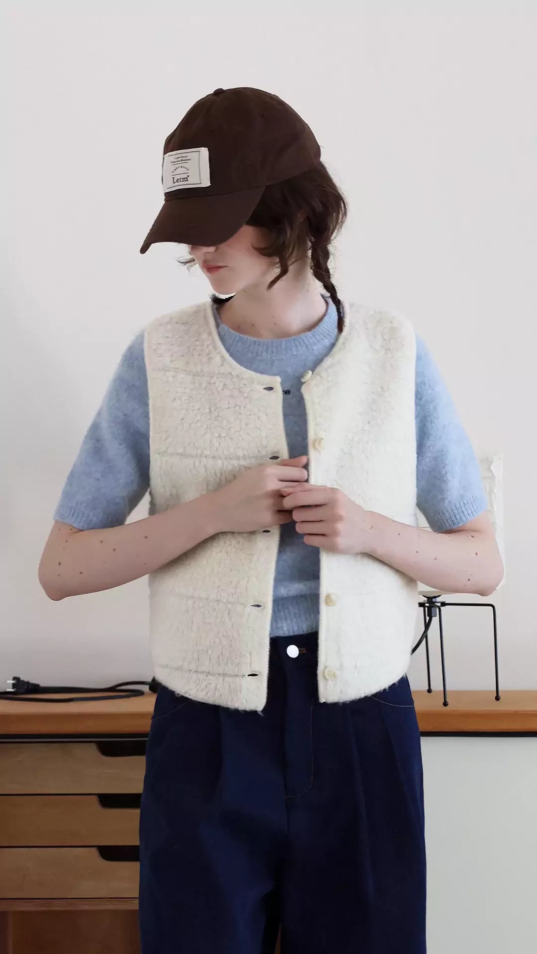 Merino Wool Knitted Vest