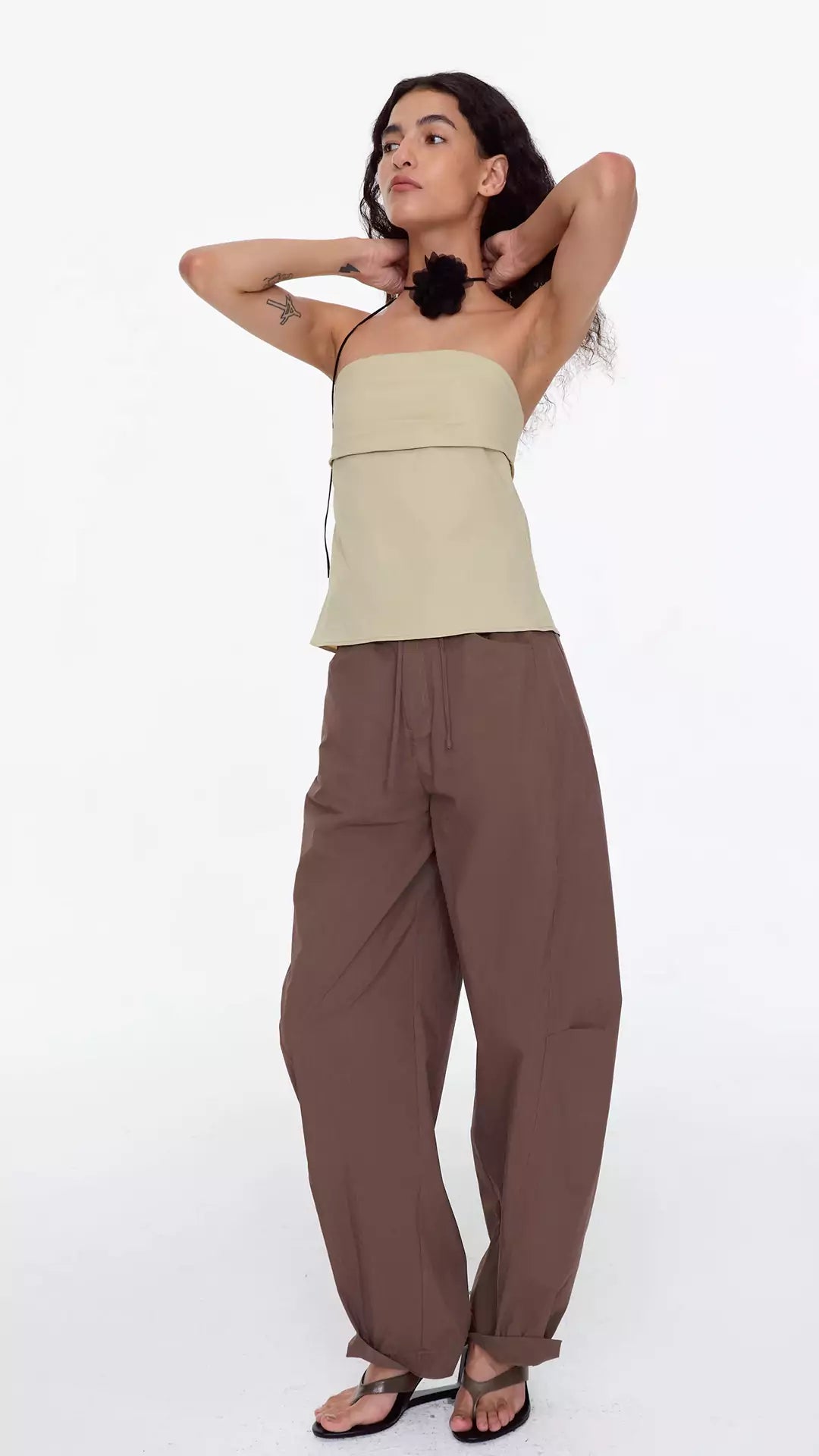 Bandeau Foldover Top