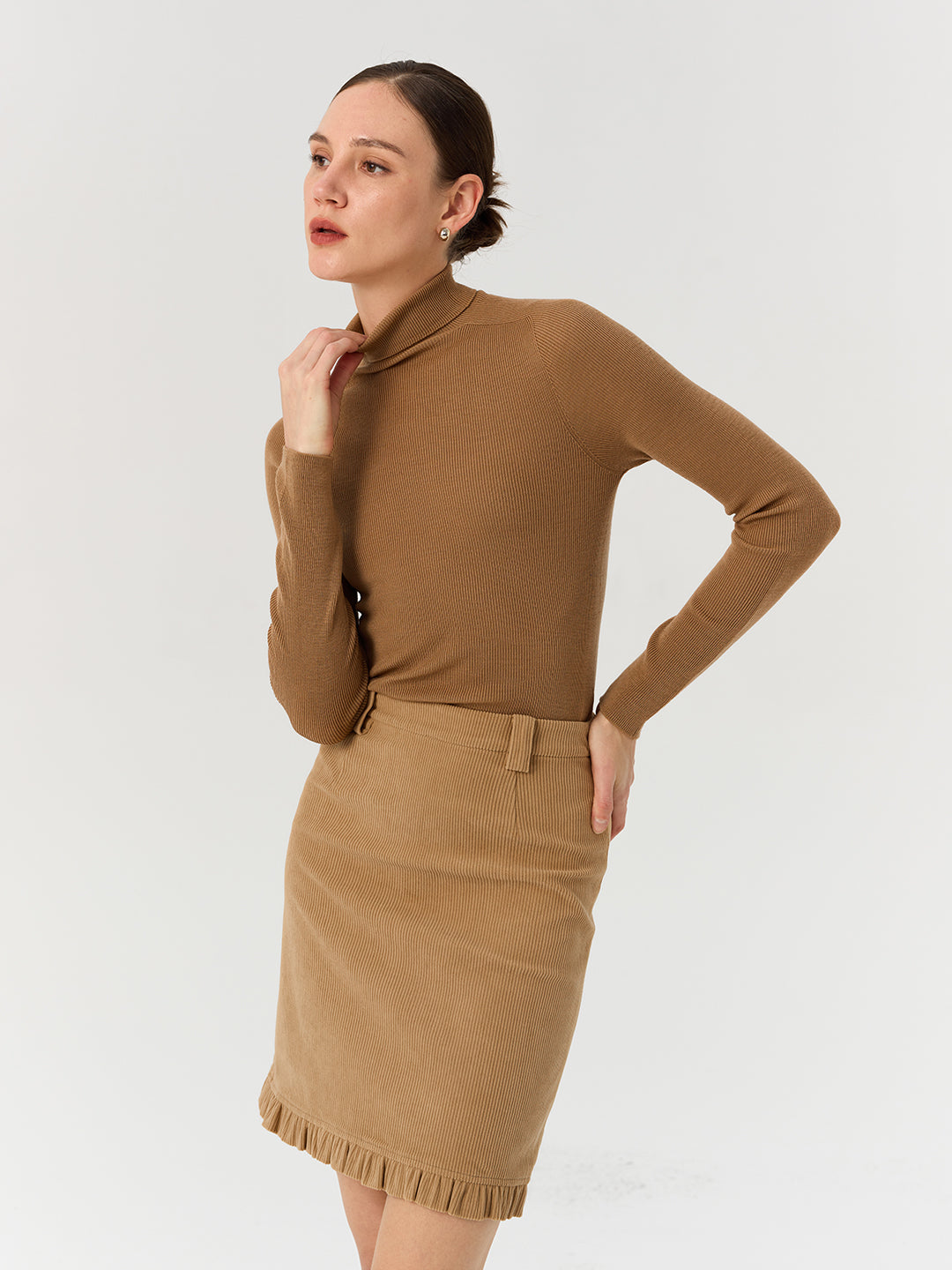 Turtleneck Sweater in Merino Wool