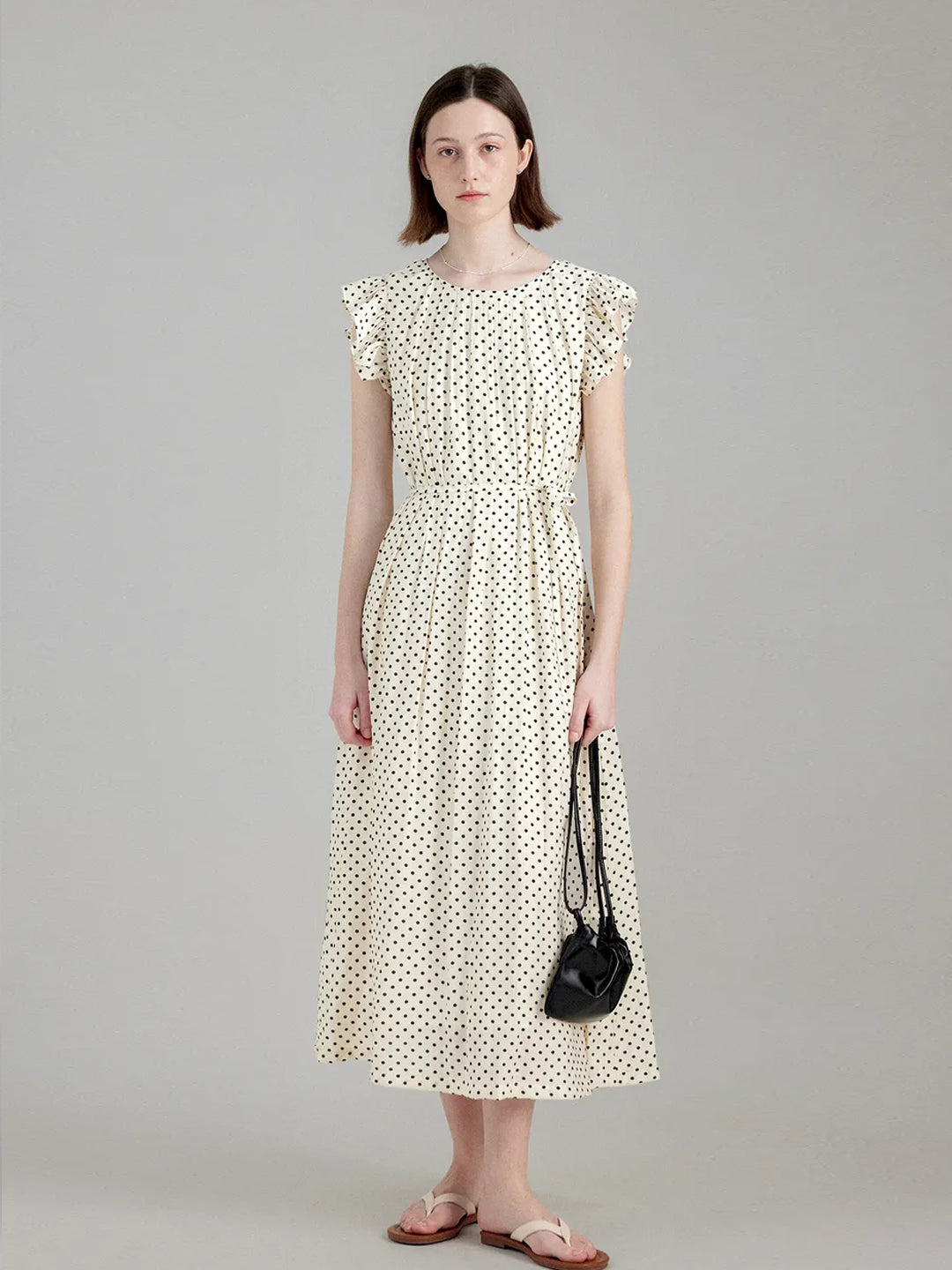 Loose Polka Dot Print Dress