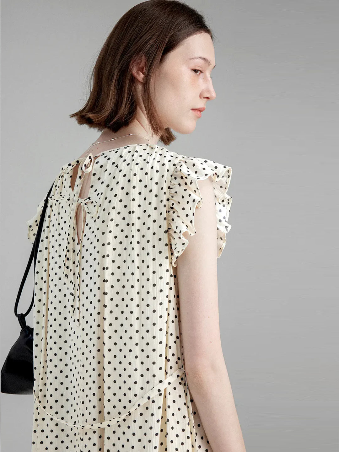 Loose Polka Dot Print Dress