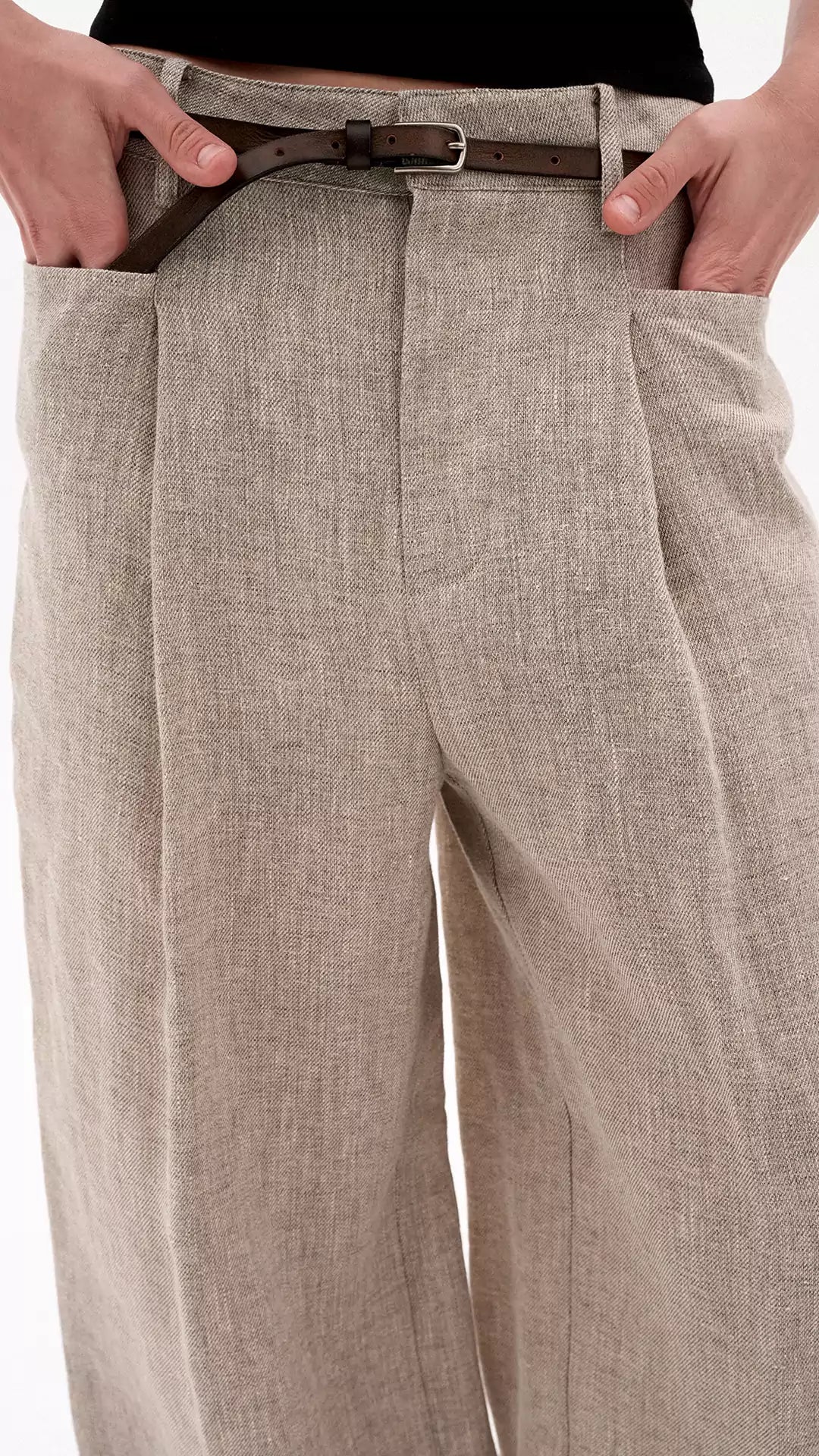 Relaxed Wide-Leg Pants