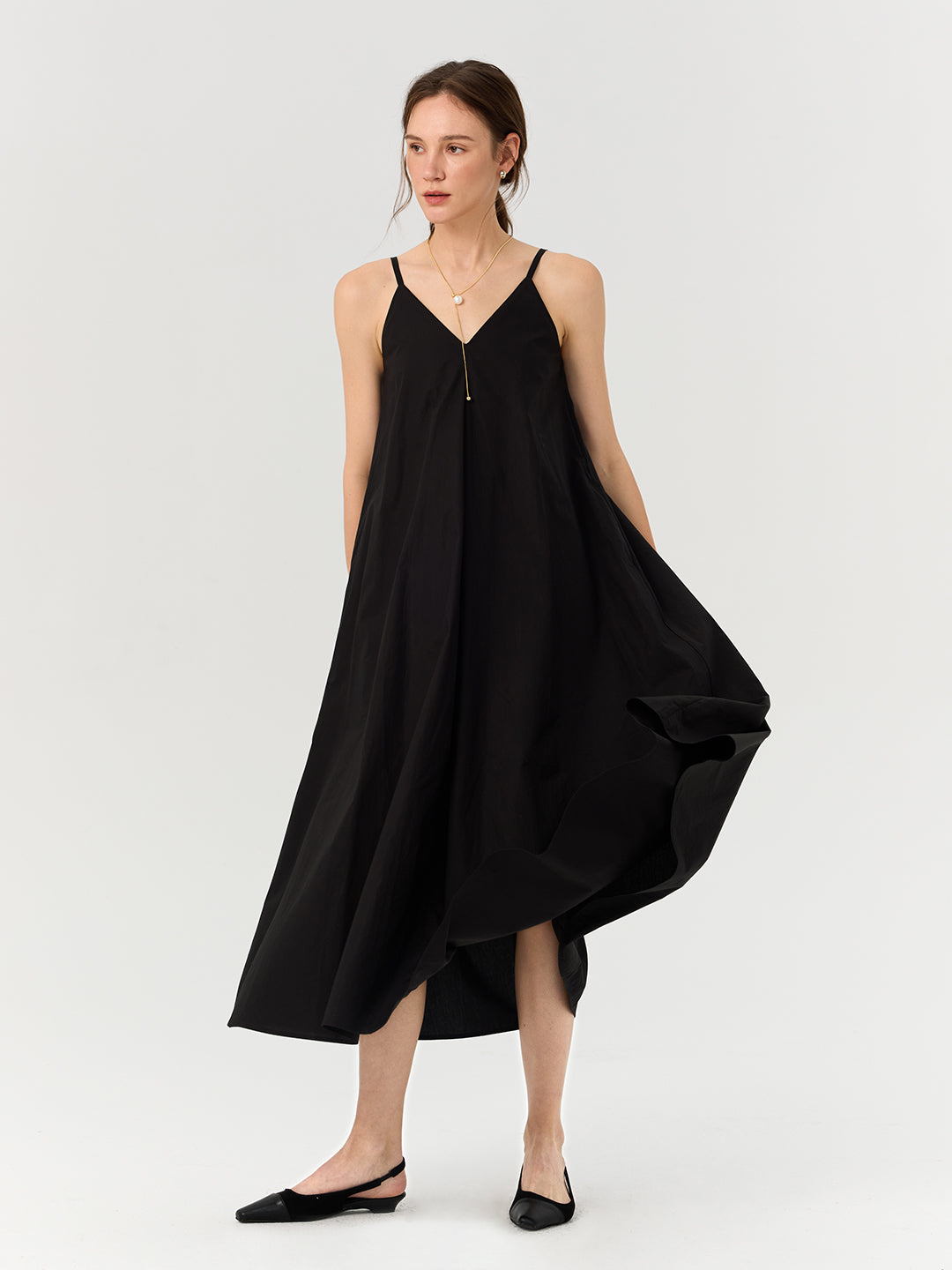 V-Neck Slip Dress