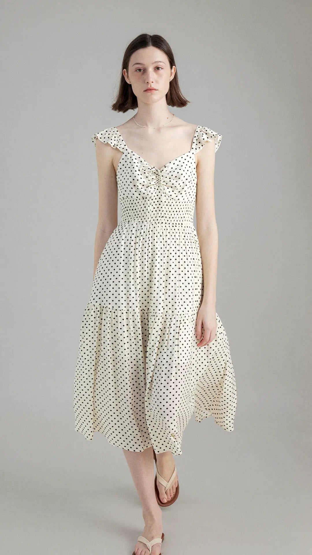 Polka Dot Print Dress