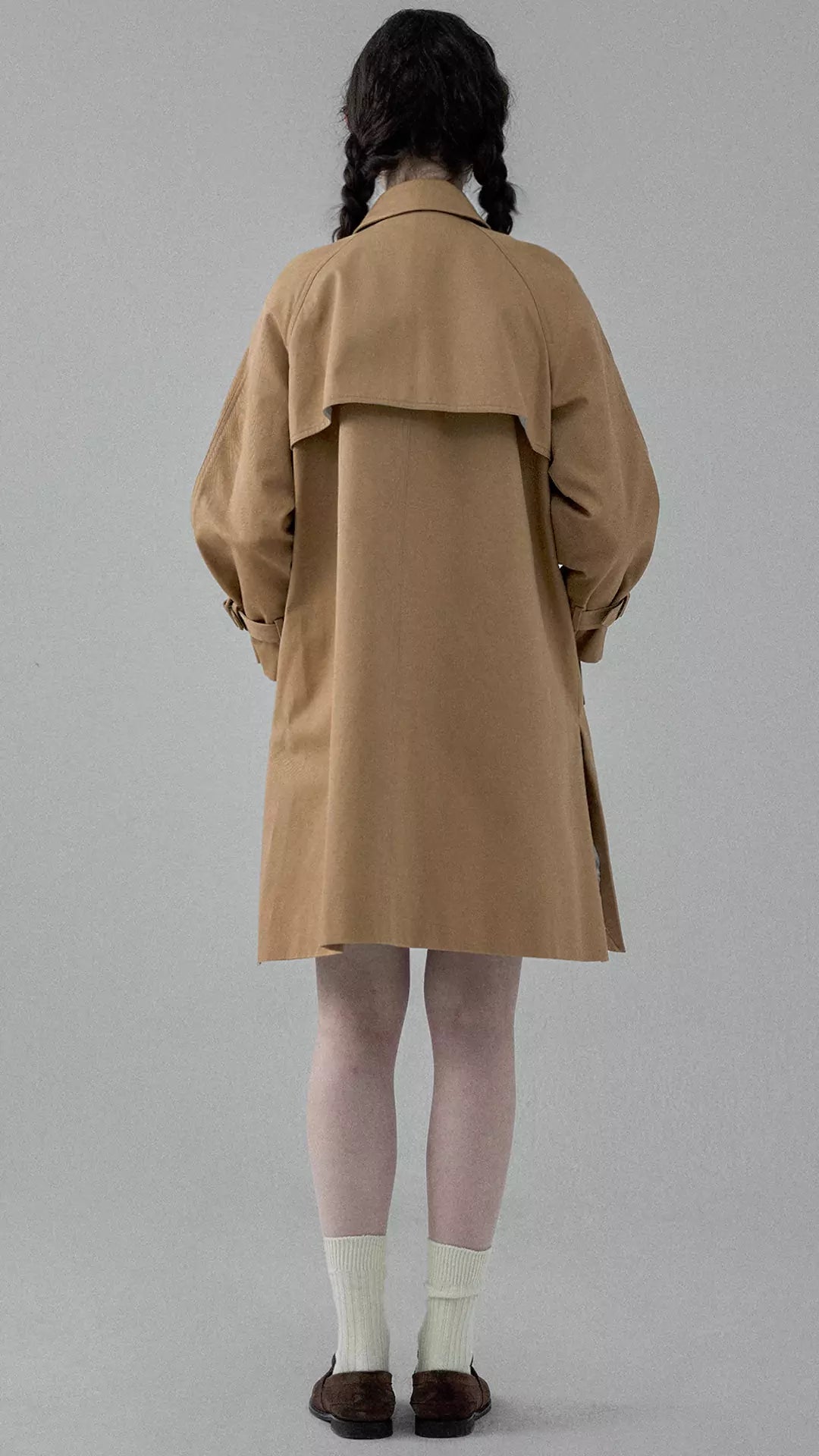 British Windbreaker Midi Coat