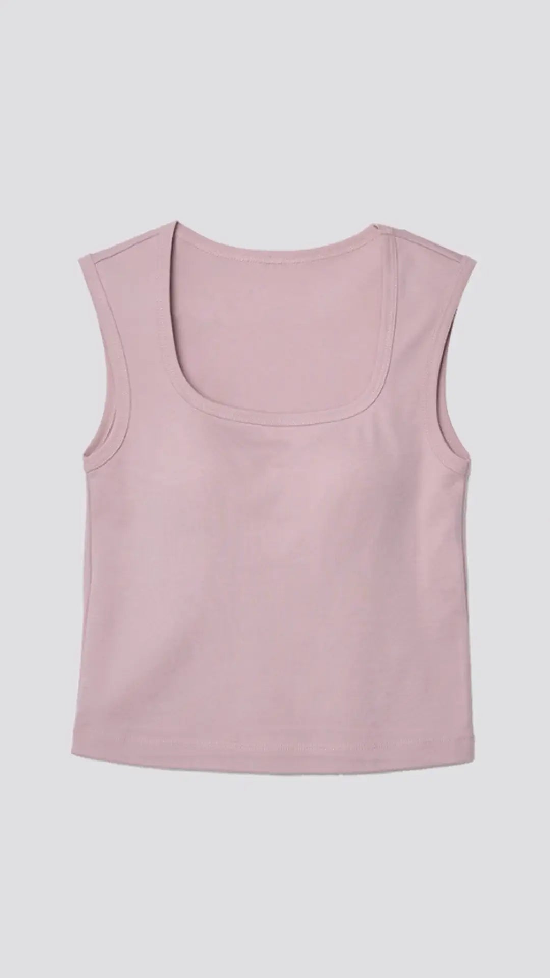 Solid Color Padded Tank Top
