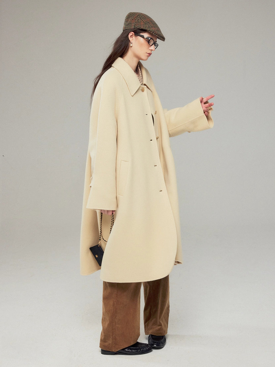 Cashmere Single Overfit Coat