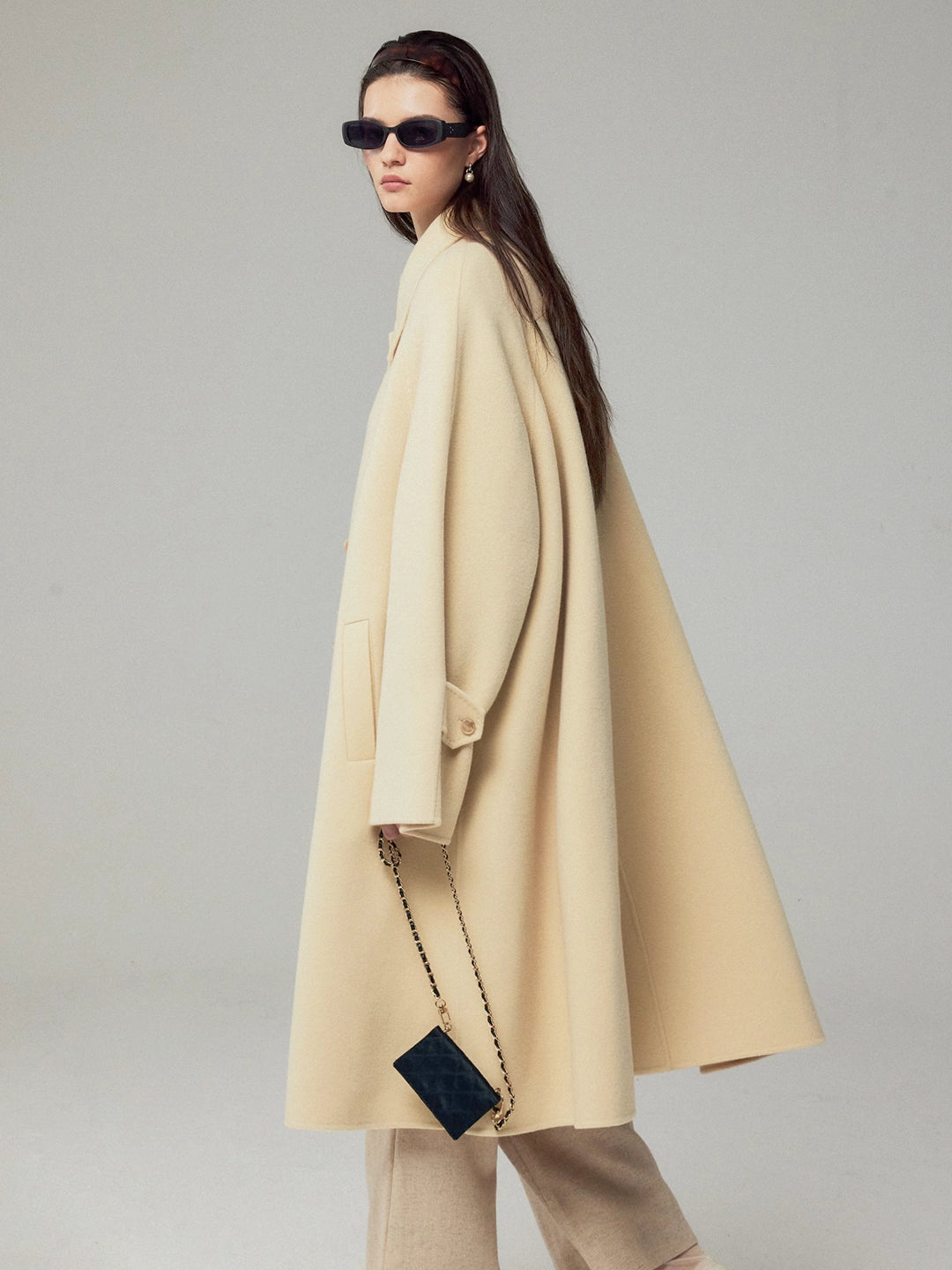 Cashmere Single Overfit Coat