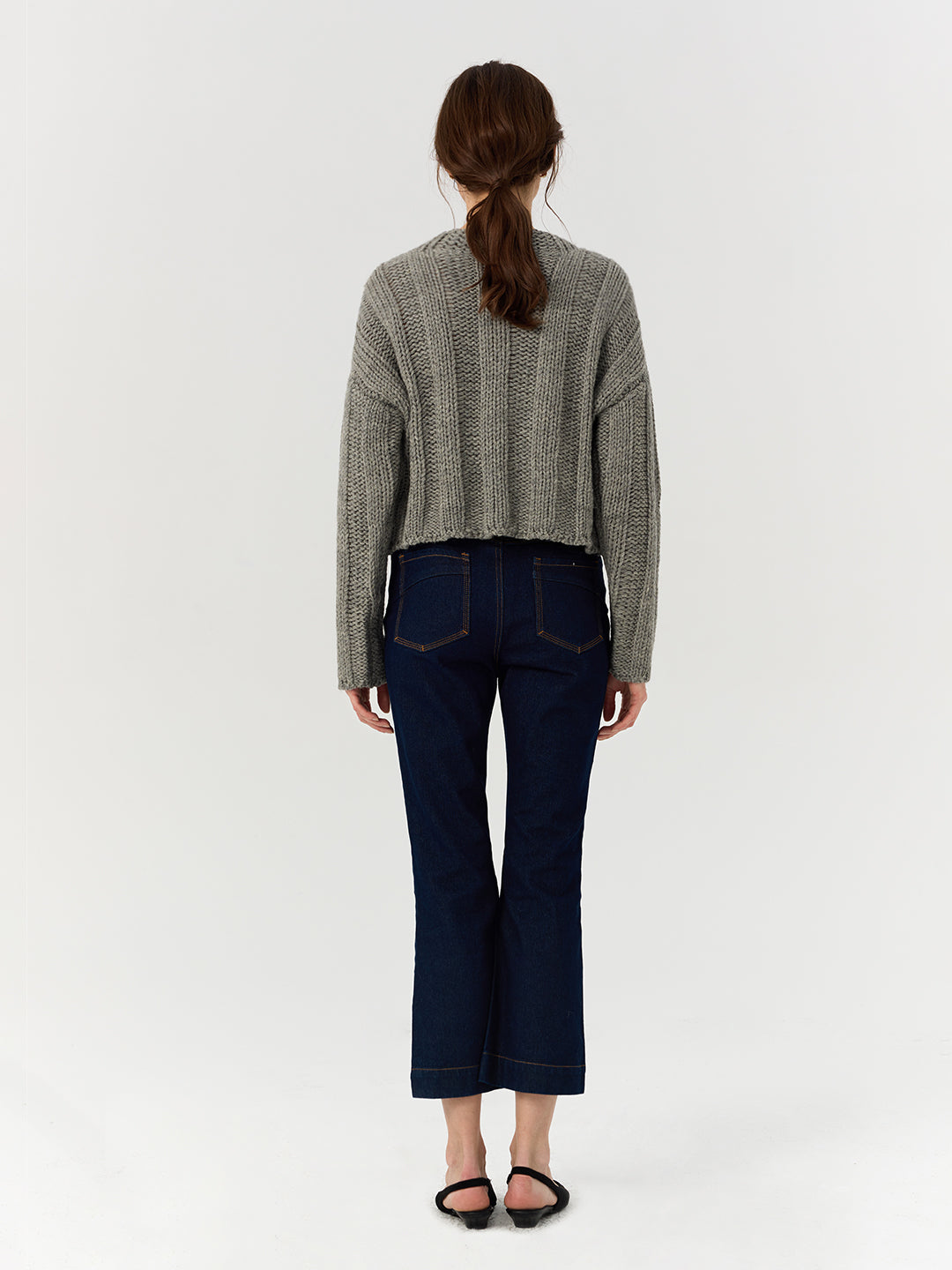 Pure Wool Cable Knit Sweater