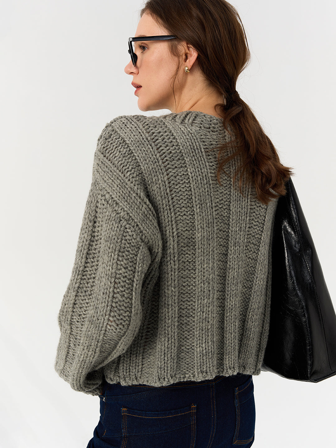 Pure Wool Cable Knit Sweater