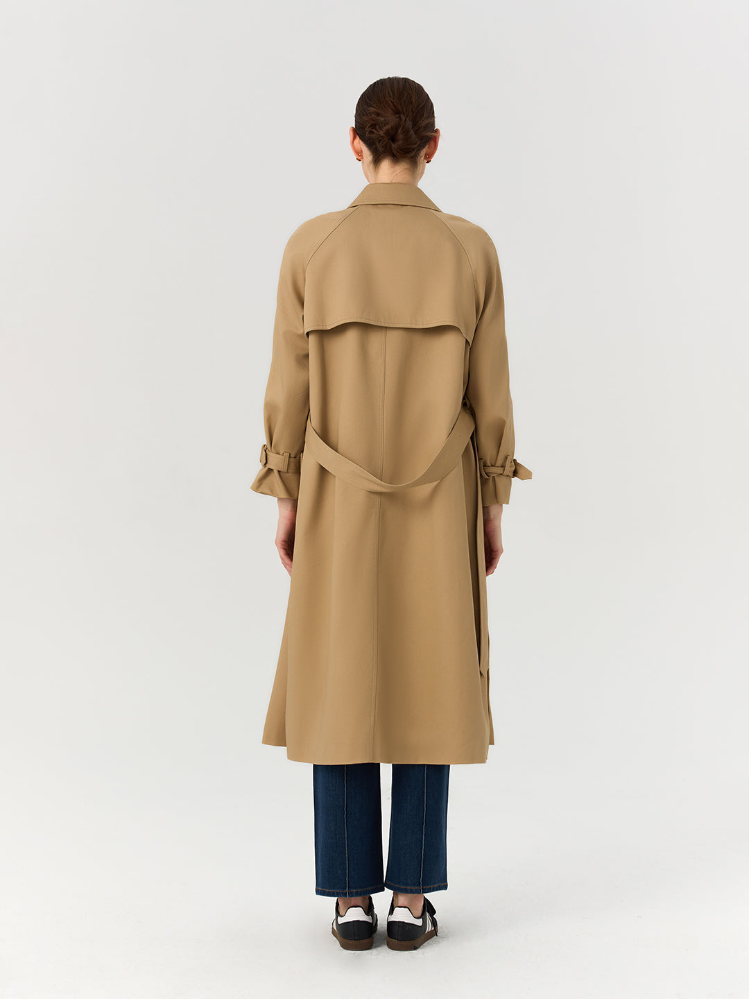 Women's Classic Long Trench Coat