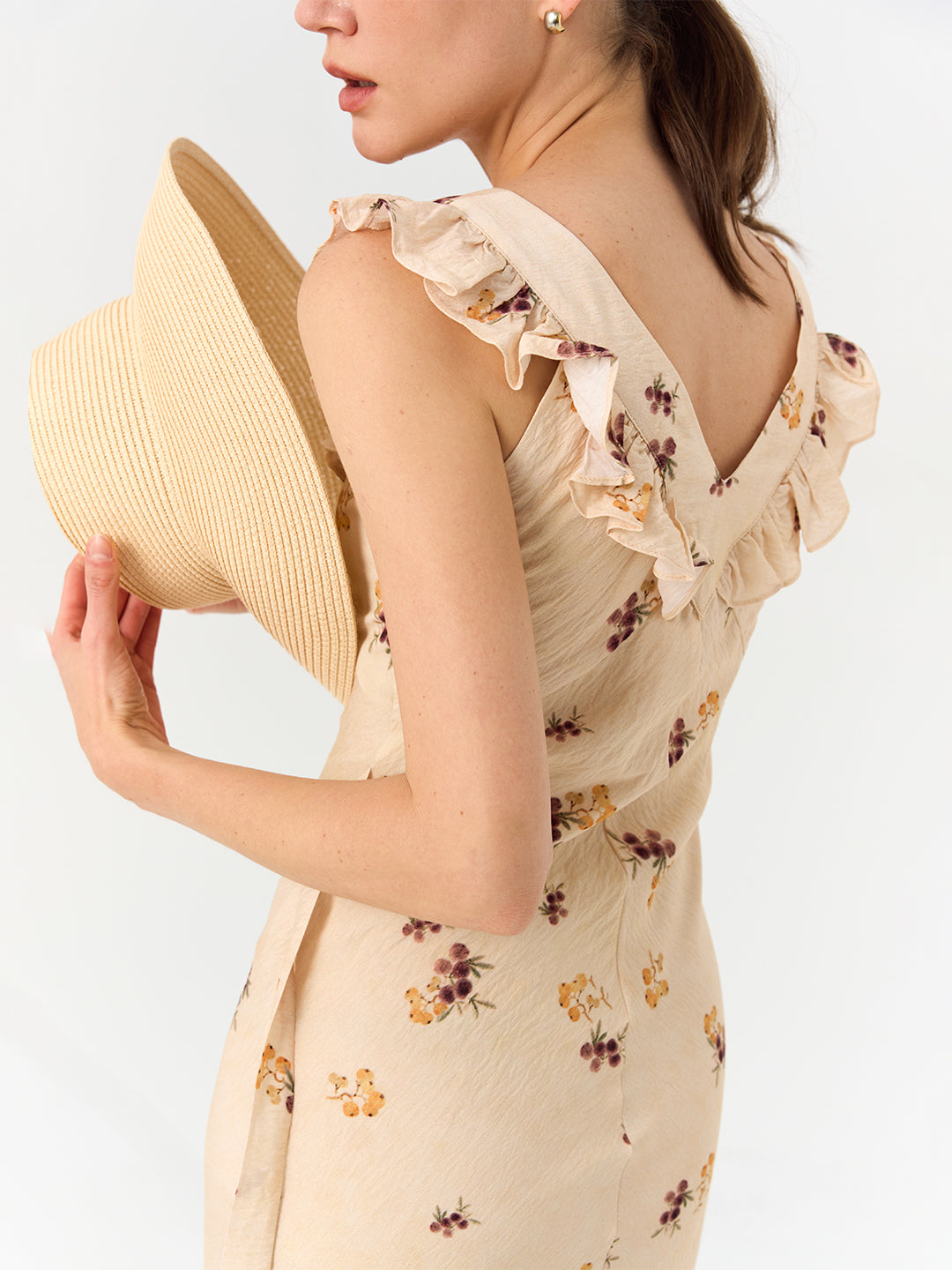 Floral Camisole Midi Dress