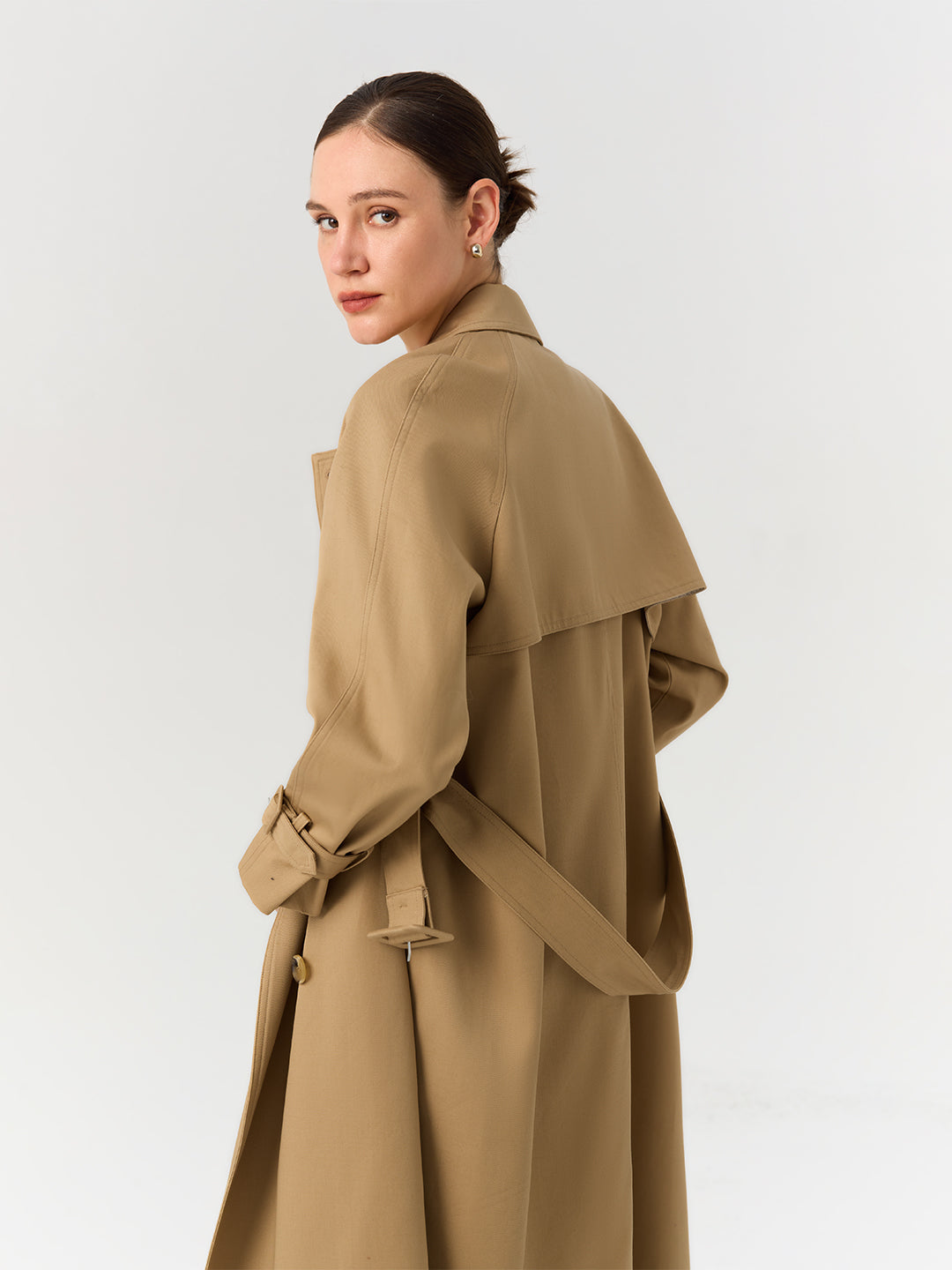 Women's Classic Long Trench Coat