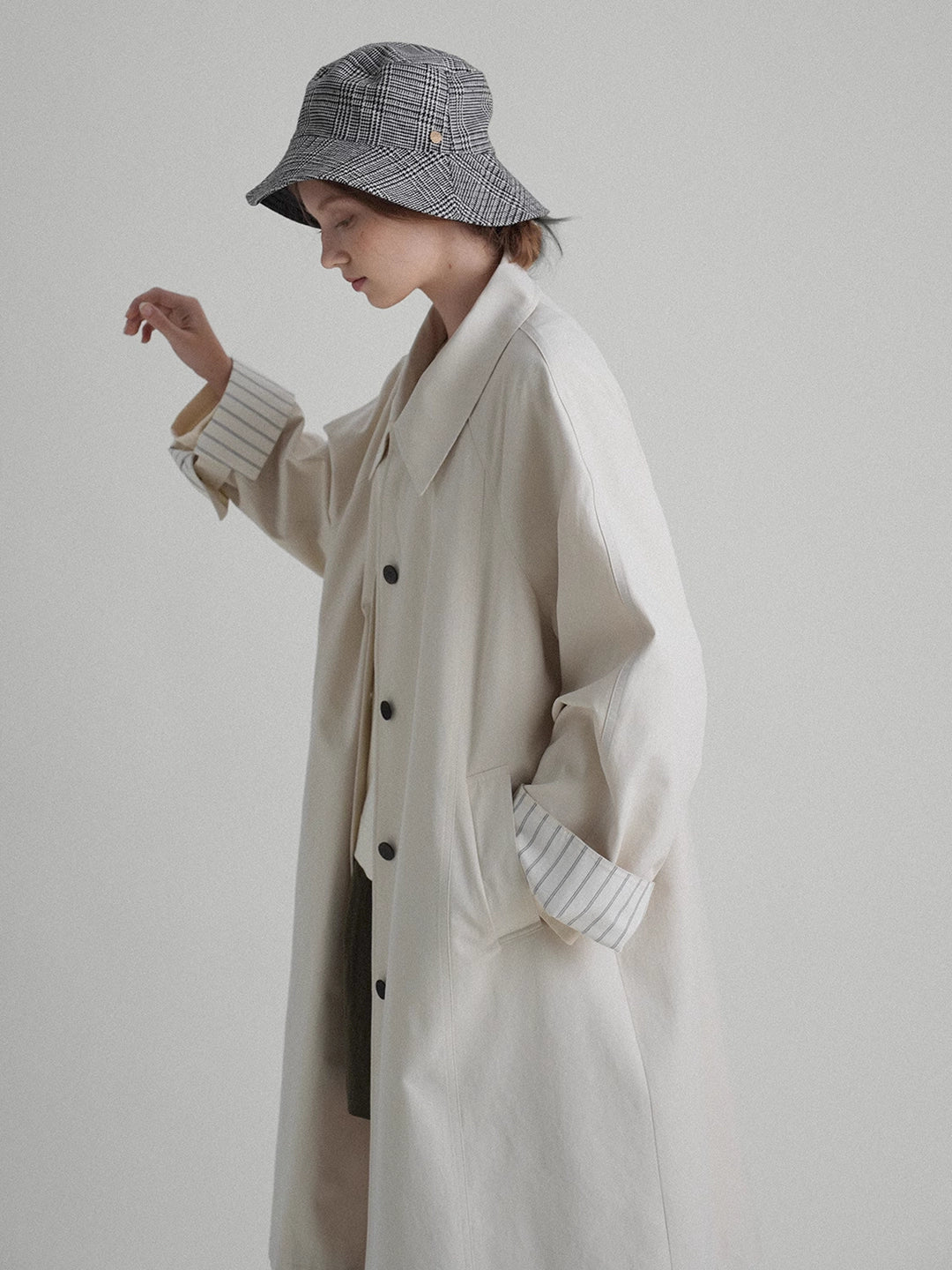 Trench Coat in Vegan