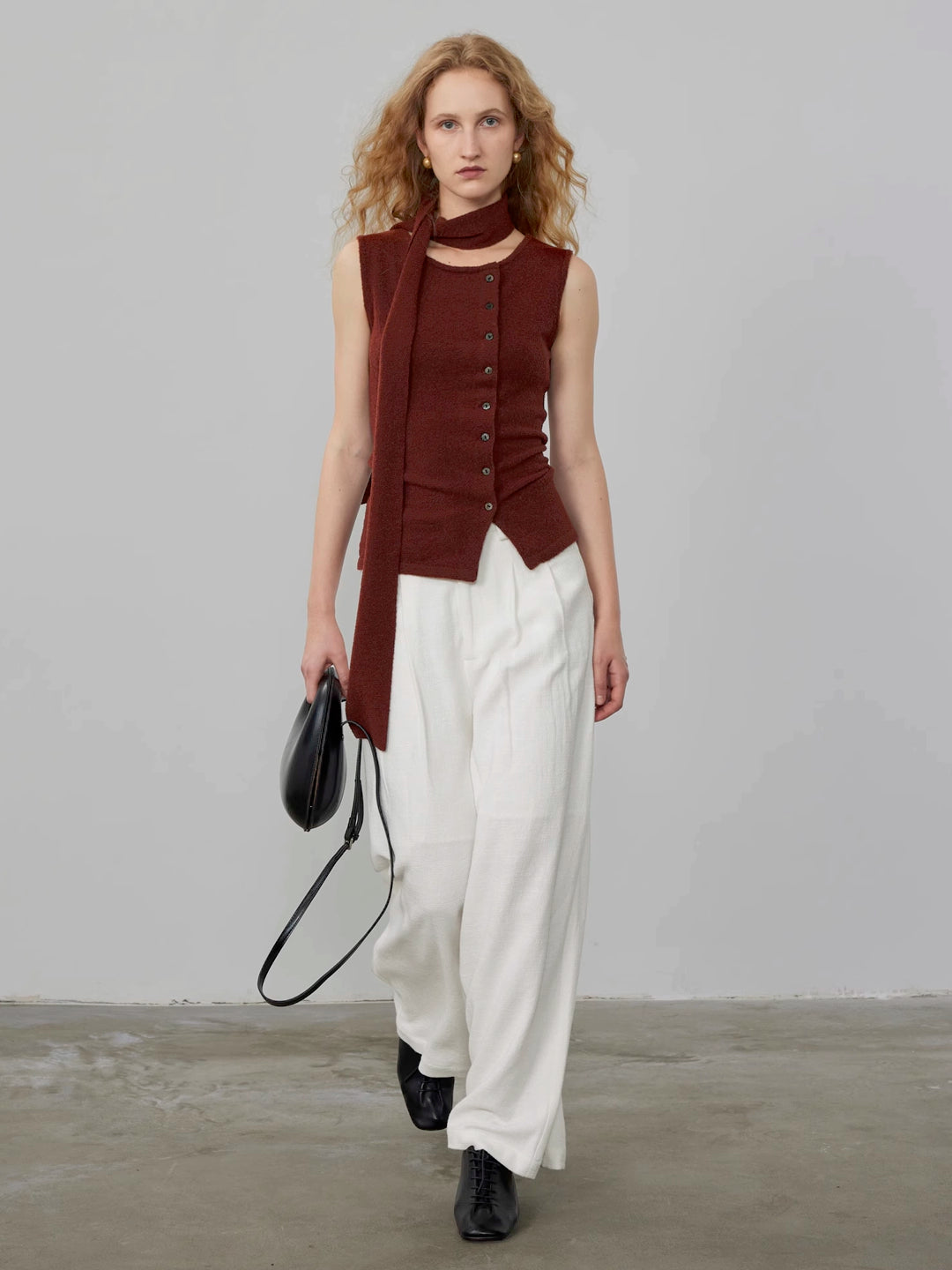 Soft Linen Straight-Leg Trousers