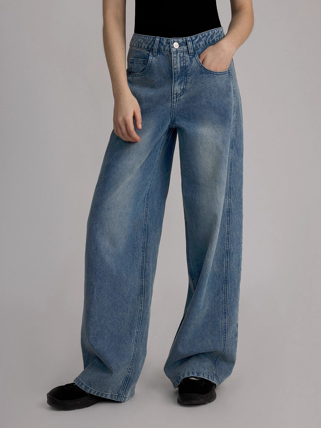 Tencel-Cotton Blend Casual Jeans