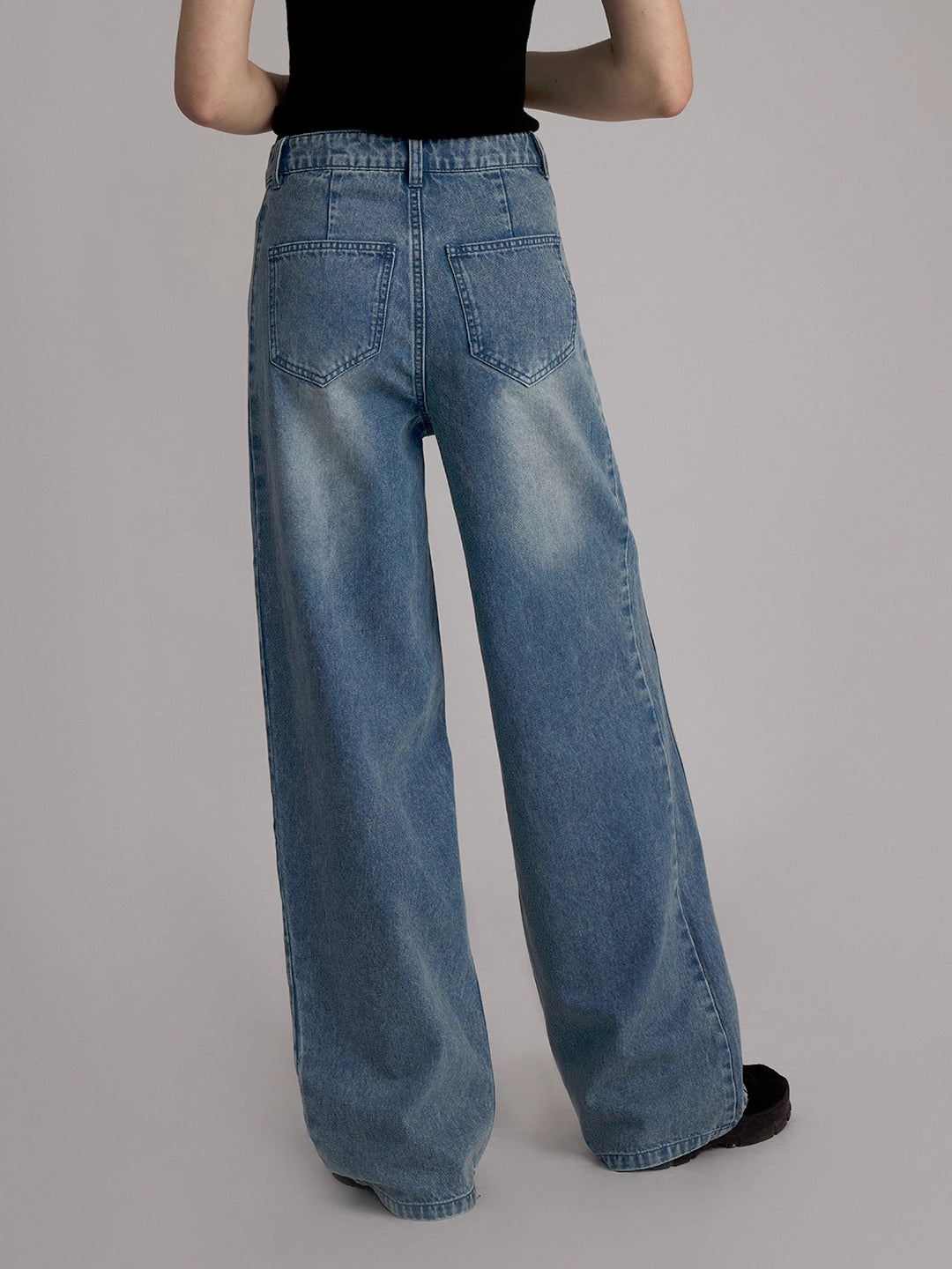 Tencel-Cotton Blend Casual Jeans