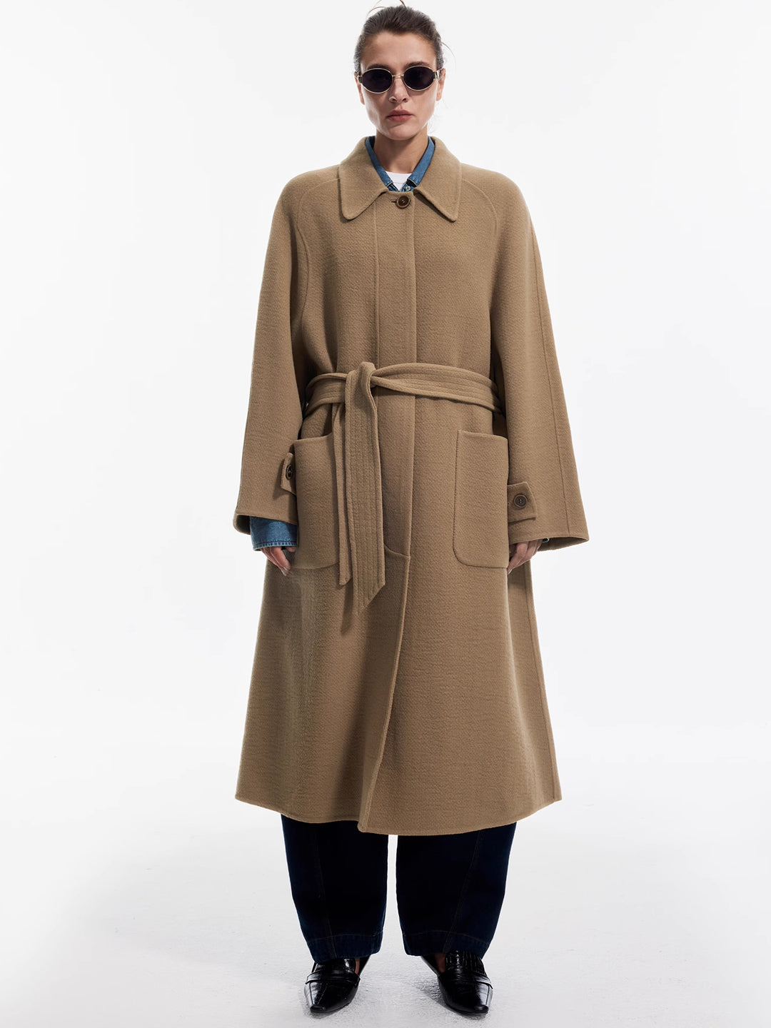 Double-Faced Coat in Wool