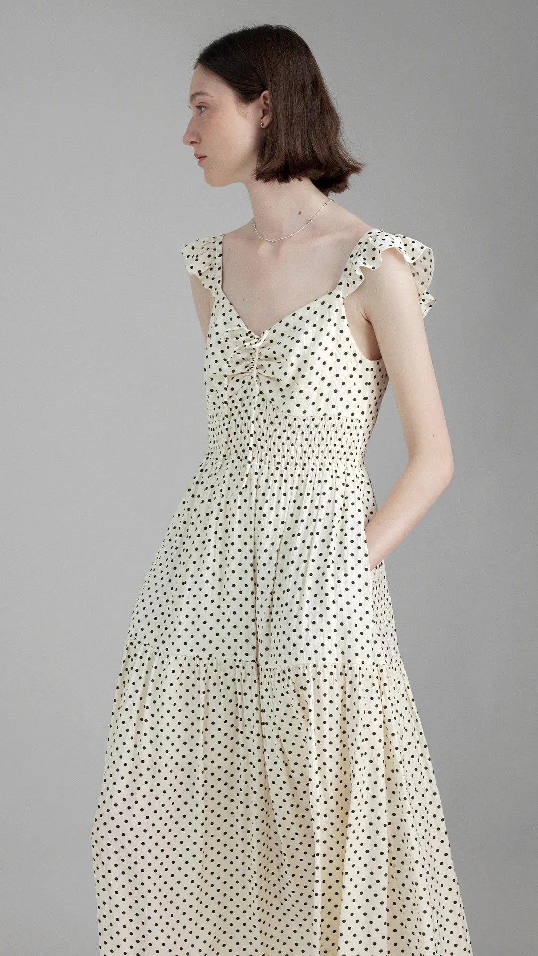 Polka Dot Print Dress