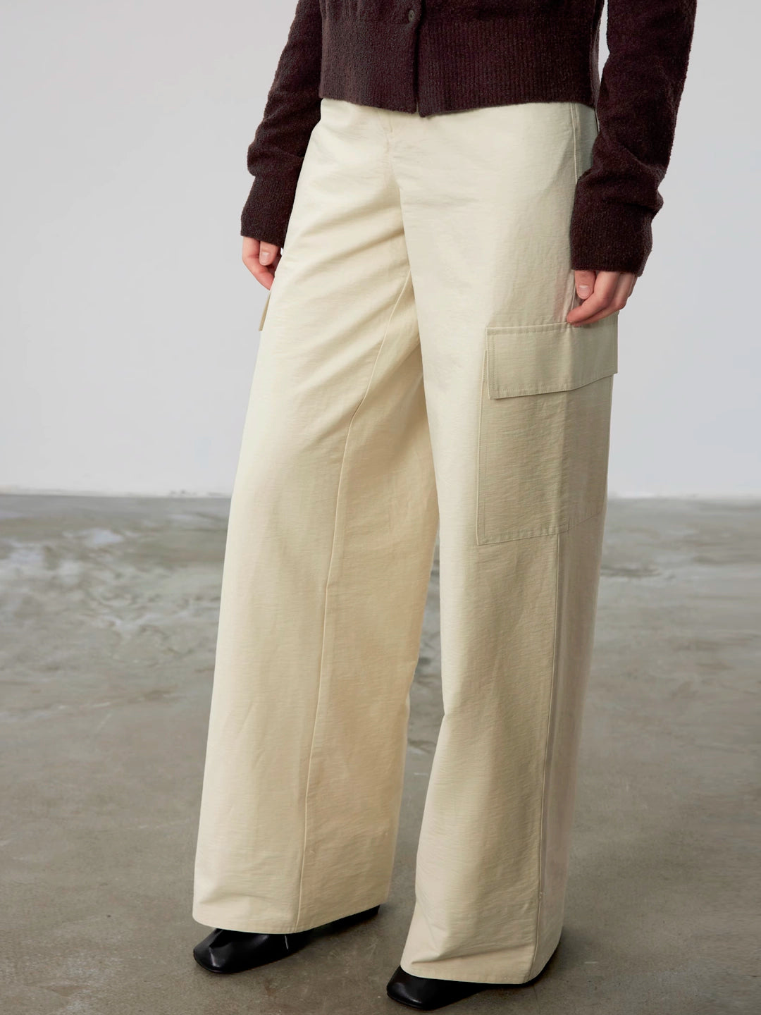 Straight Leg Canvas Cargo Pant