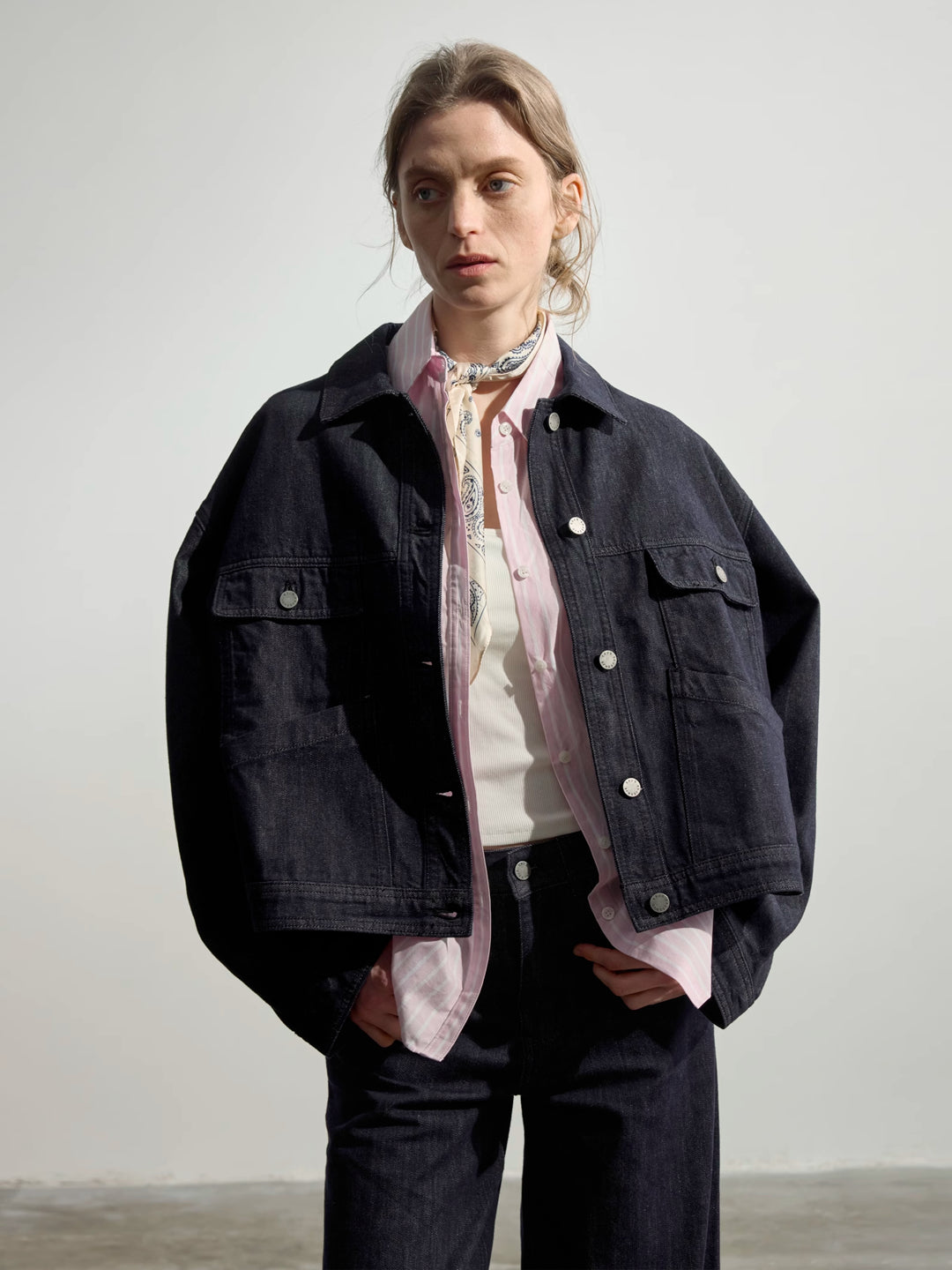 Trucker Jacket in Raw denim