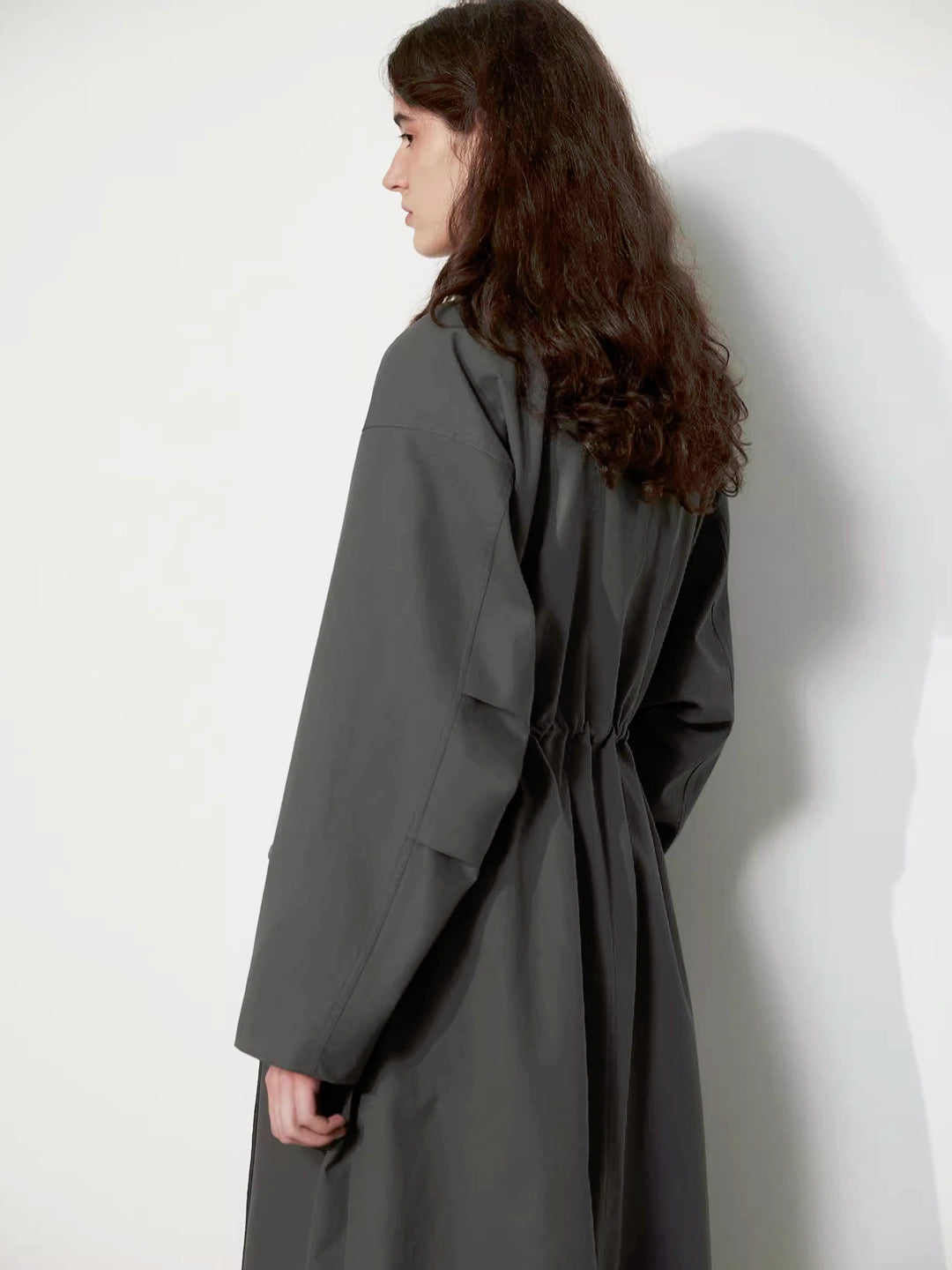 Oversized Long Trench Coat