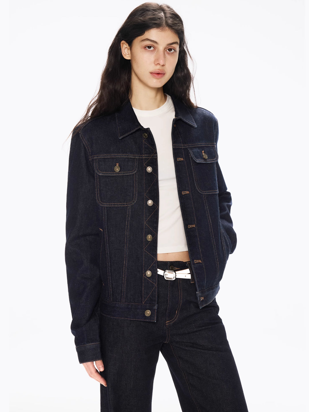 Denim Jacket in Raw Denim