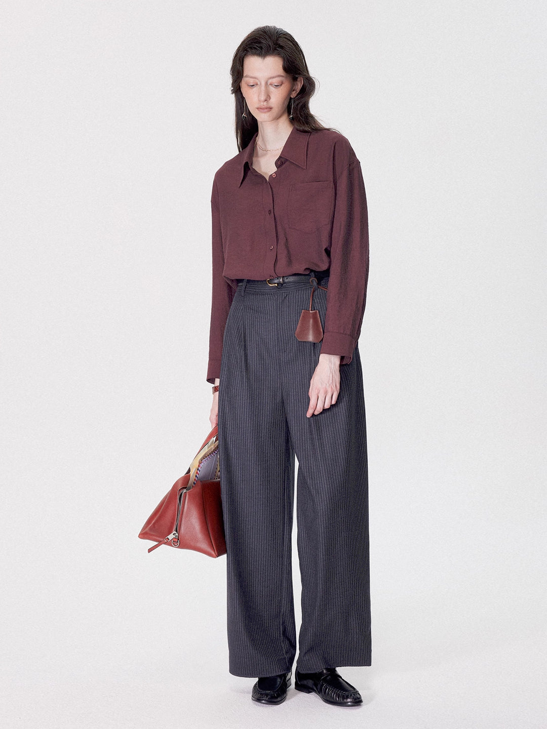 Lightweight Silk Textured Shirt