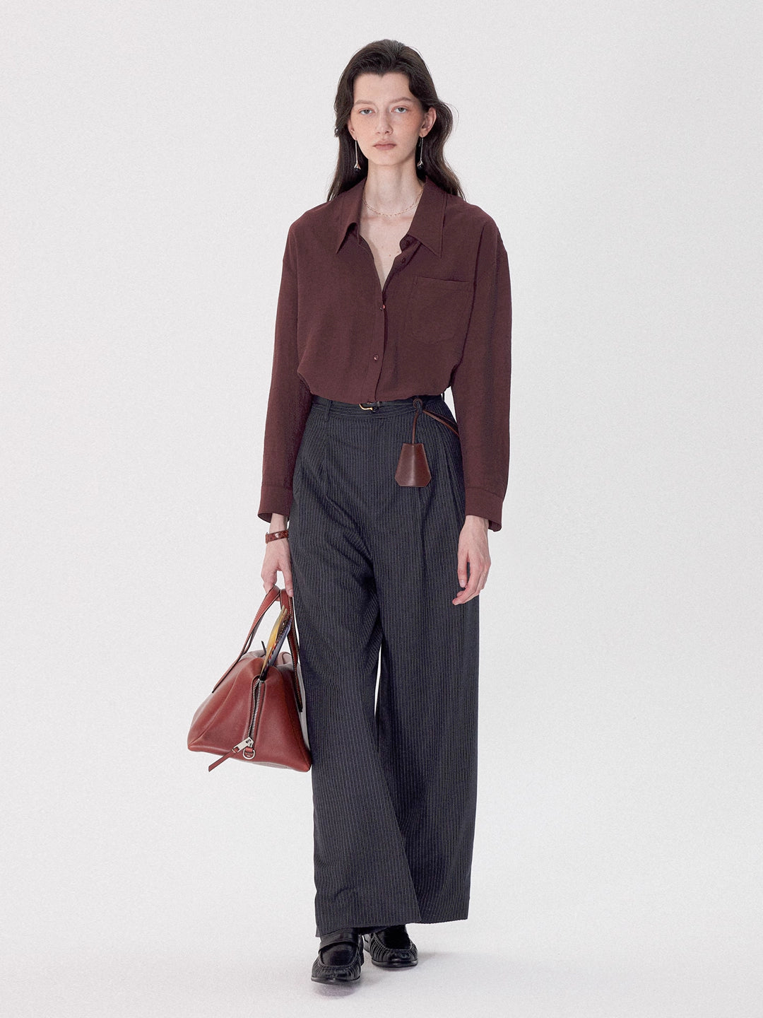 Lightweight Silk Textured Shirt