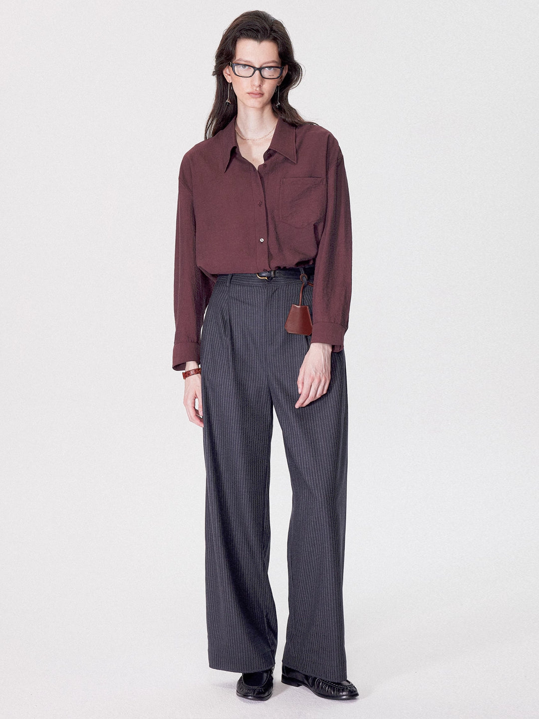 Lightweight Silk Textured Shirt