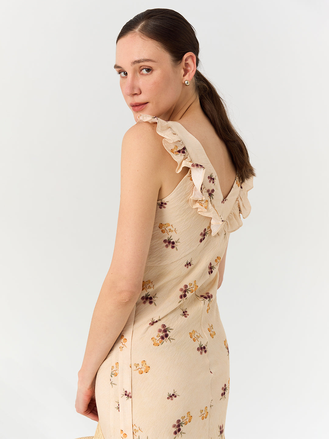 Floral Camisole Midi Dress