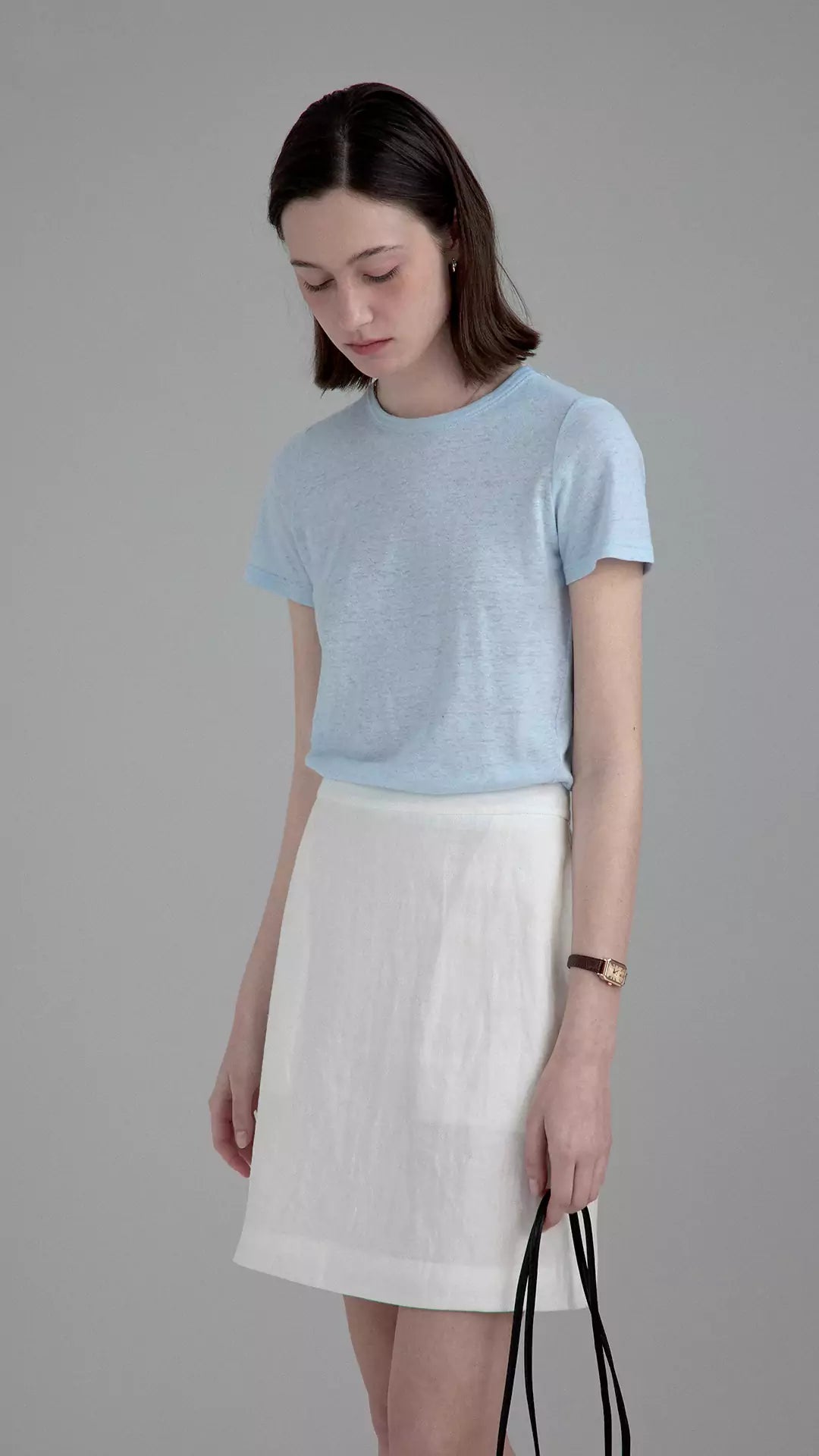 Ice Linen Light Cotton T-Shirt