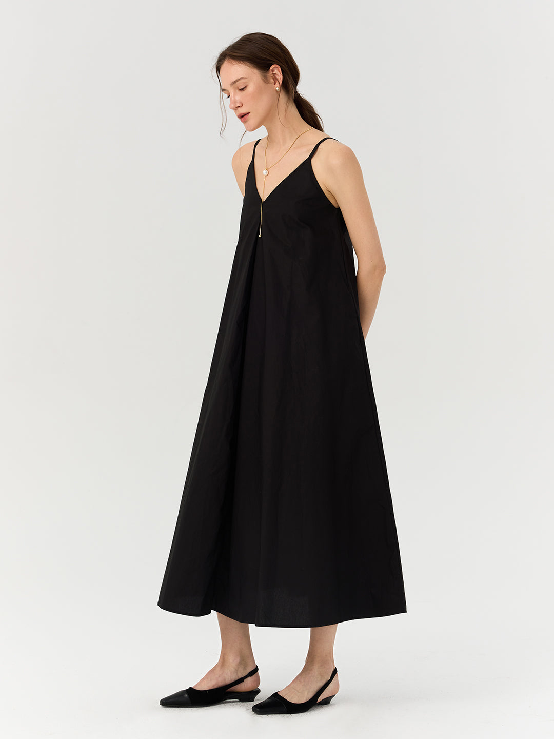 V-Neck Slip Dress