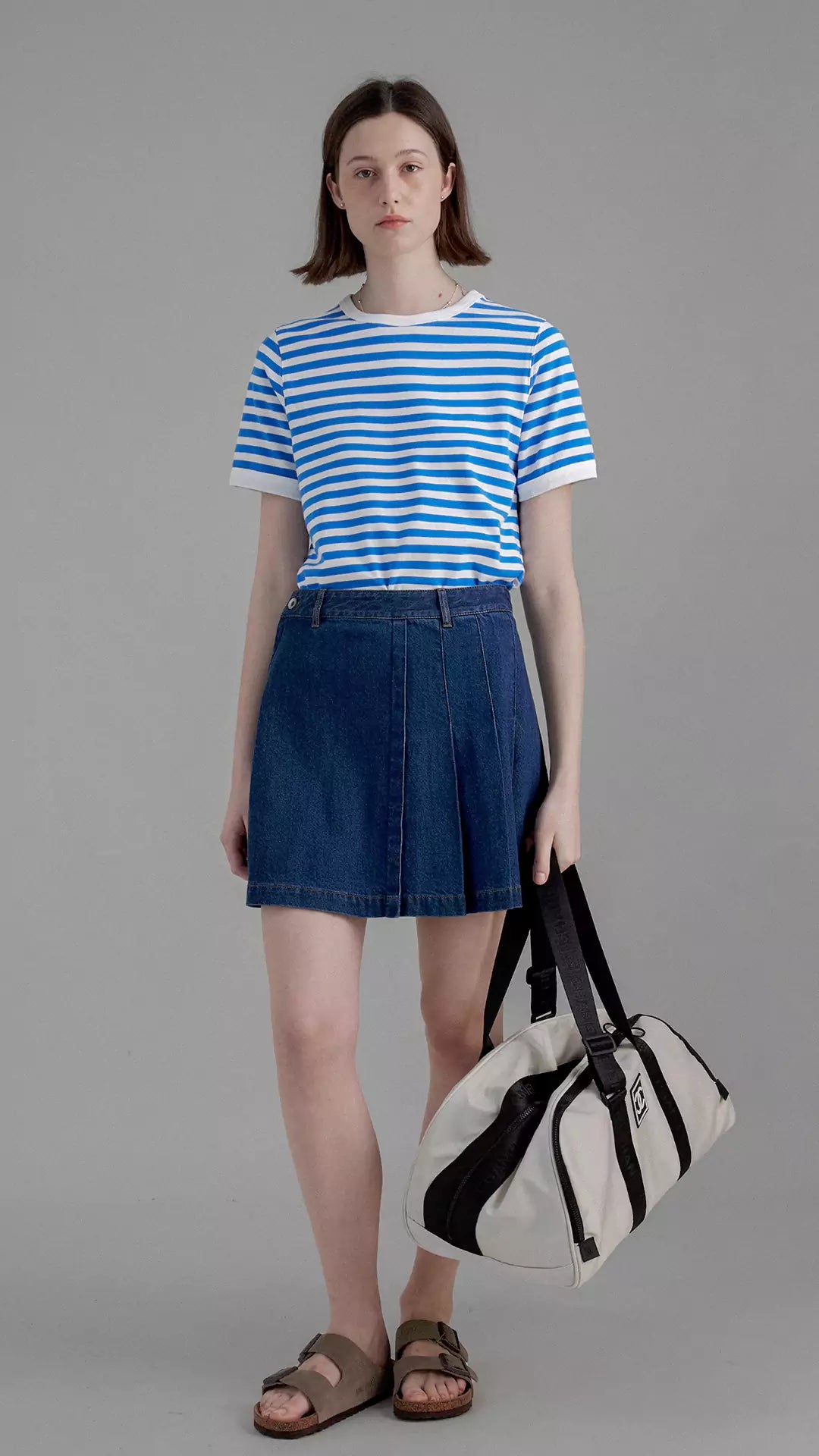 Casual A-Line Denim Mini Skirt