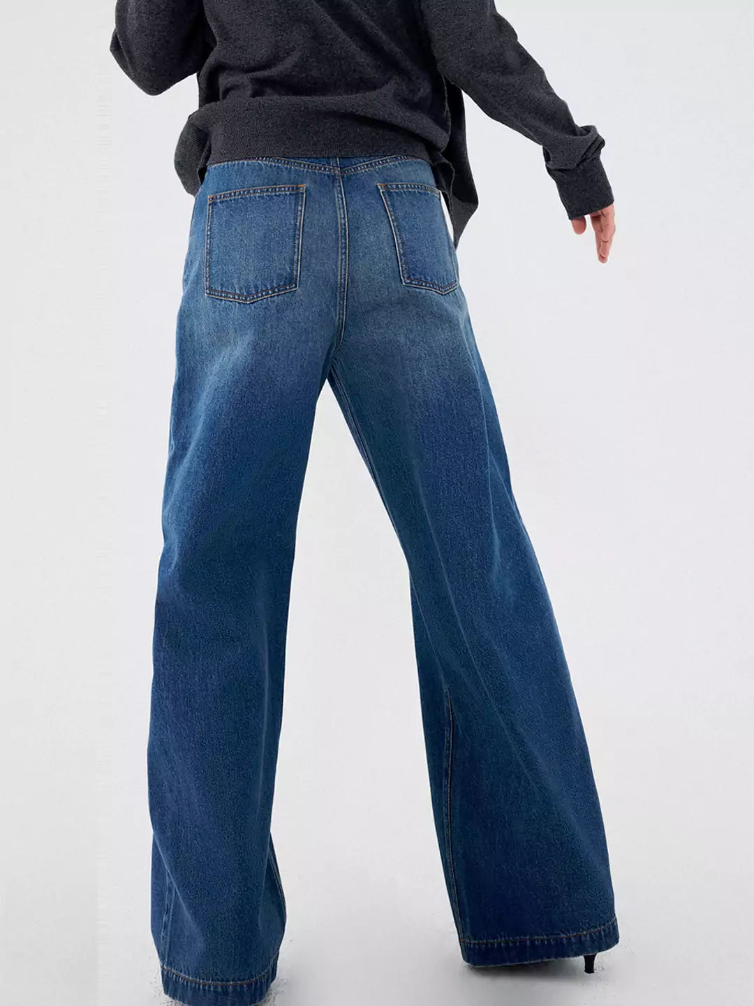 Versatile Casual Wide-Leg Jeans