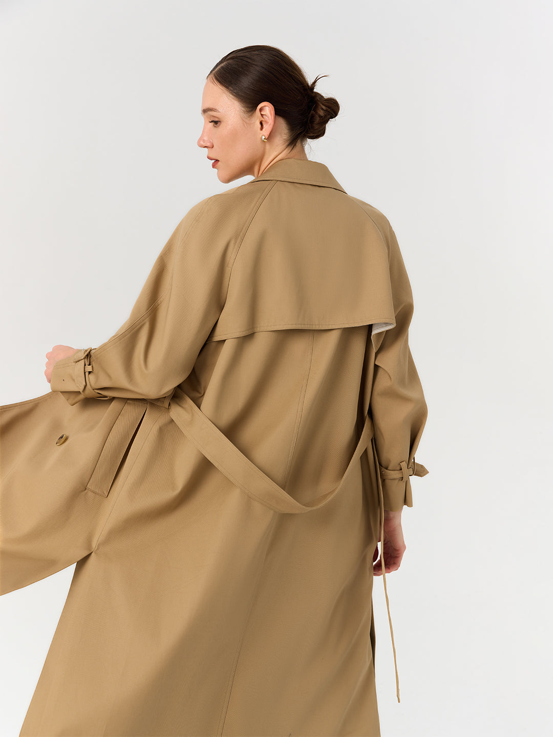 Women's Classic Long Trench Coat