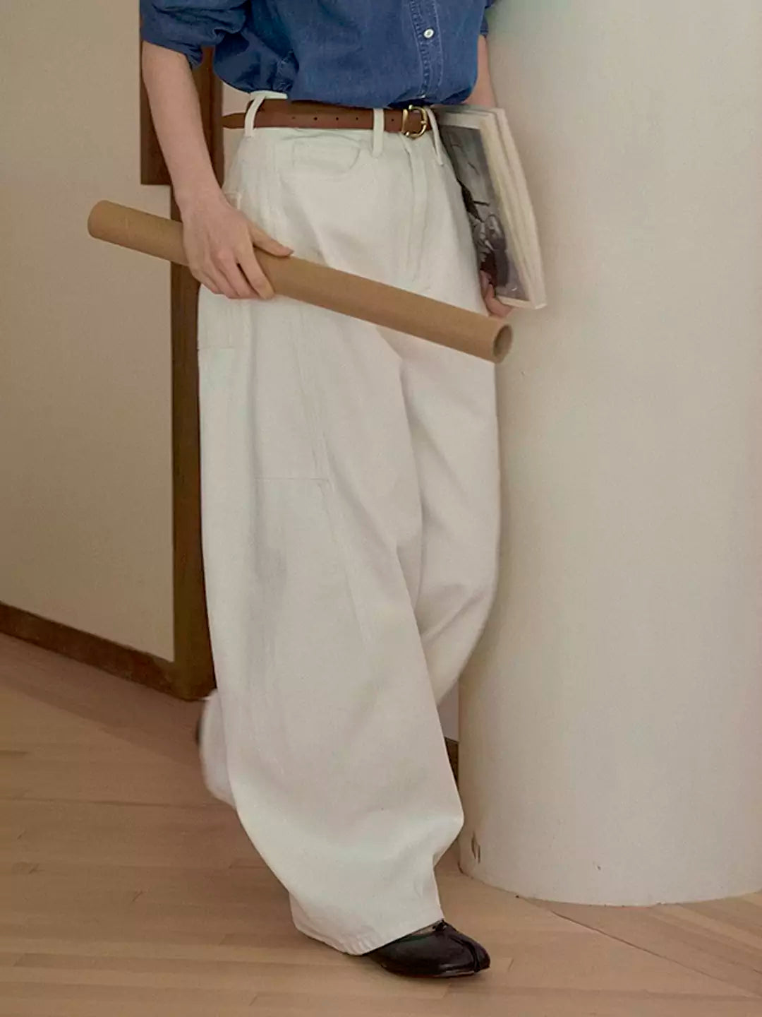 Casual Elegance Luxe Pleated Wide Leg Pants