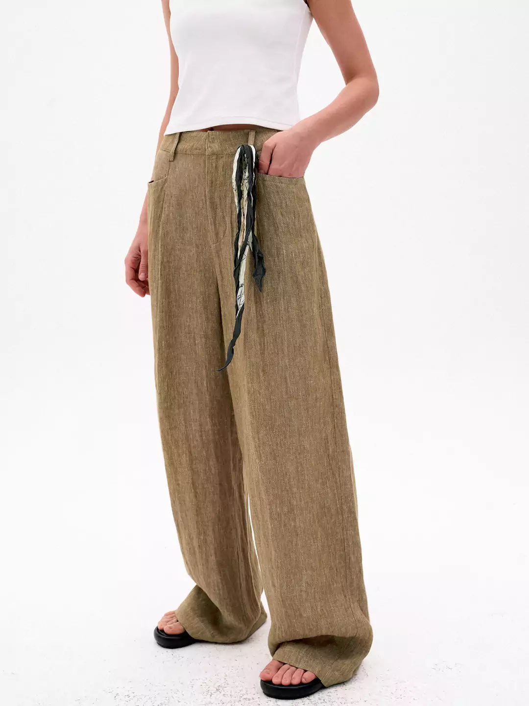 Relaxed Wide-Leg Pants