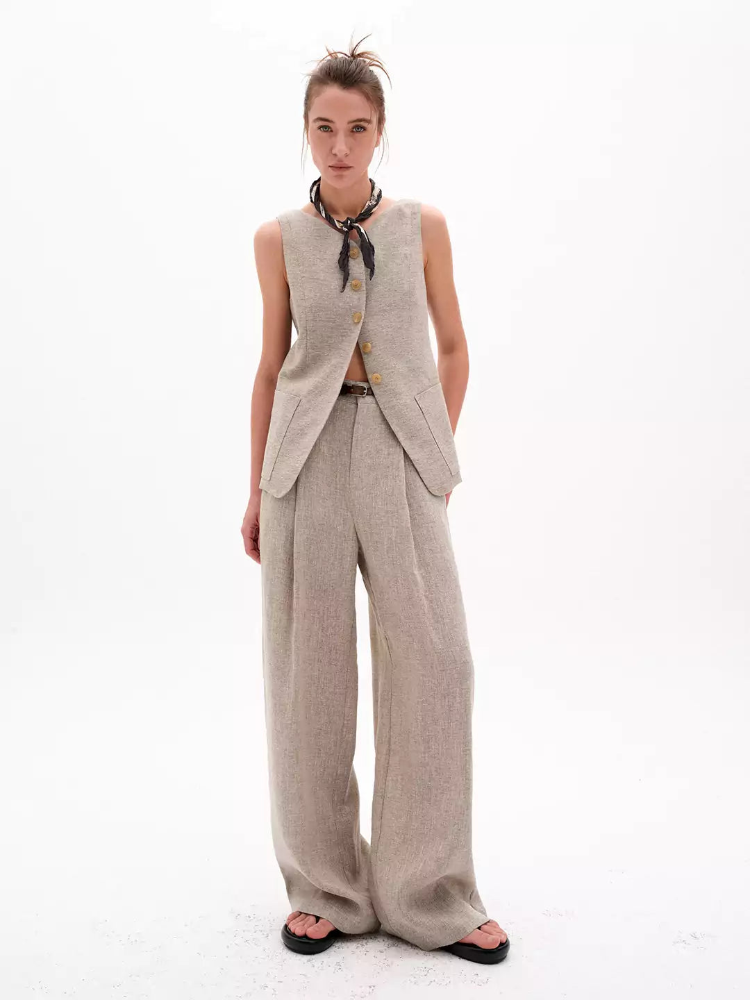 Relaxed Wide-Leg Pants