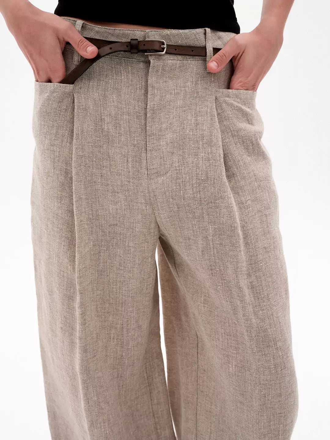 Relaxed Wide-Leg Pants